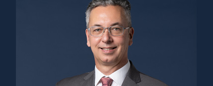Cropped Portrait of Representative Director and Chief Executive Officer (CEO) Loic Rethore